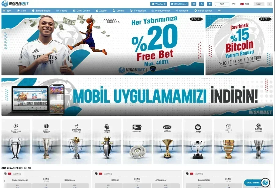 Nisanbet ekran görüntüsü